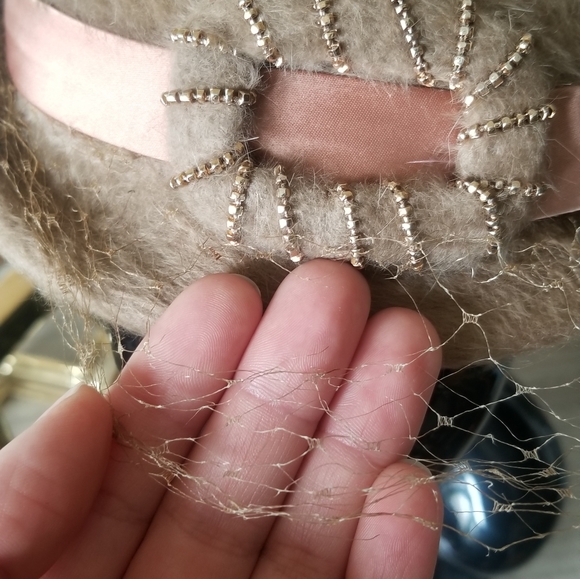 VTG 50s Gimbel Brothers Merri Soie Hat - Picture 7 of 8